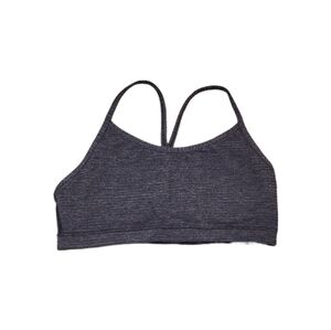 lululemon Dark Heather Gray Strappy Sports Bra